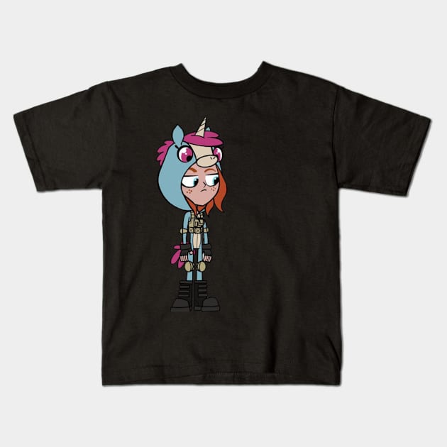 Teen Titan Regina Kids T-Shirt by RAGS